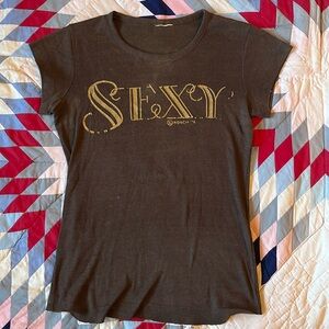 Vintage “sexy” babydoll tee